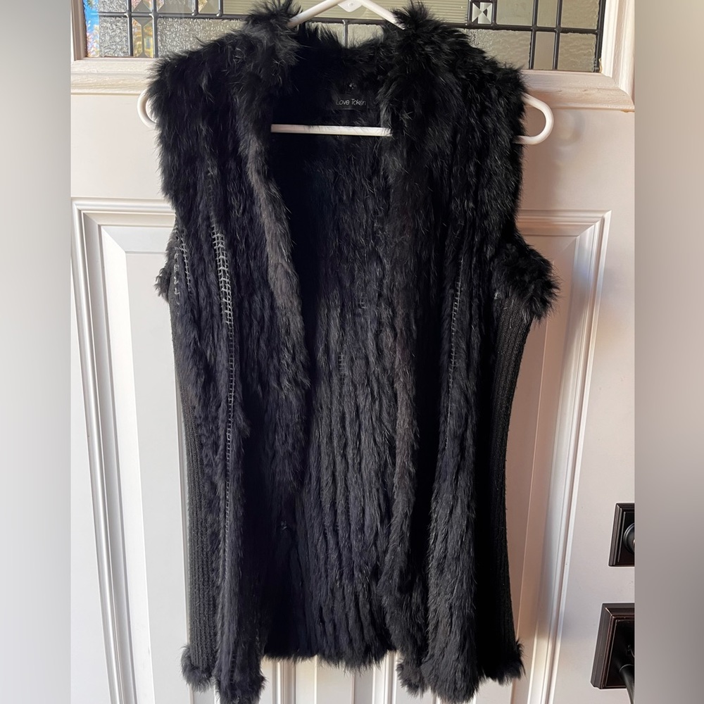 Love Token Rabbit fur vest